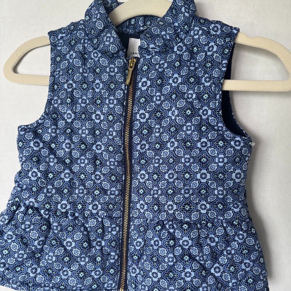 Girl - 2T - Janie and Jack Blue Puffer Vest